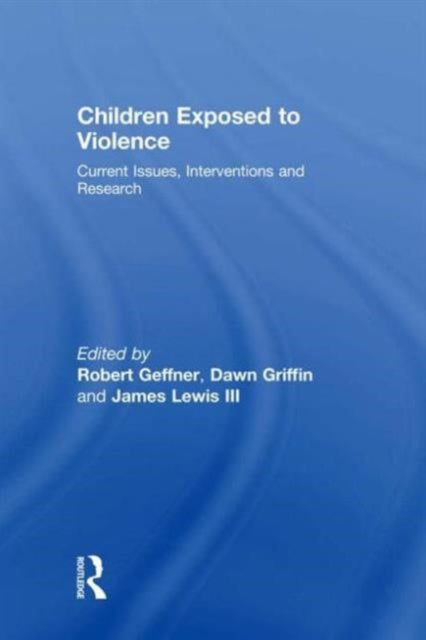 Binding: Paperback
Description: Children's exposure to violence (CEV) in their home their community and our society has finally been recognized as a serious mental health social and public health problem. This book highlights a summary of relevant current research practice and policy issues.