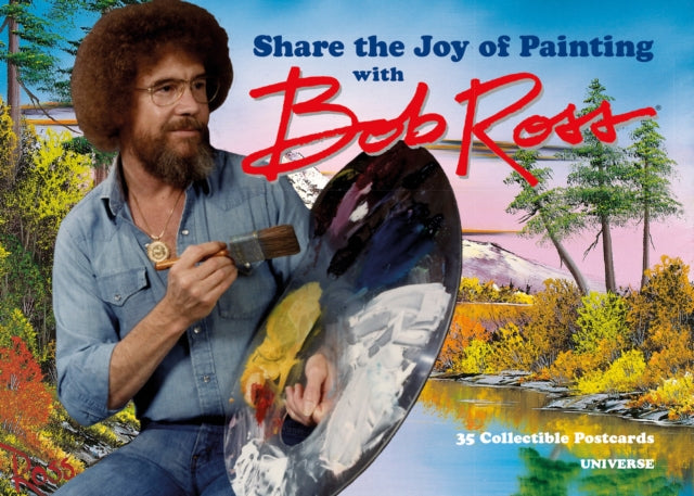 Binding: Toys & Hobbies
Description: Happy trees almighty mountains clouds floating in blue skies share Bob Ross's joy of painting with collectible postcards featuring thirty - five of the beloved art teacher's serene masterpieces.