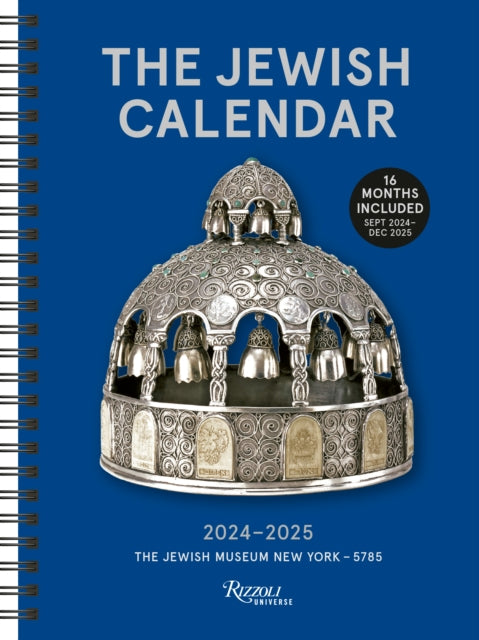 Binding: Calendars
Description: The Jewish Calendar 2024 2025 (5785) 16 - Month Planner features 33 full - color Judaic ceremonial masterpieces from the internationally renowned collection of the Jewish Museum in New York City.