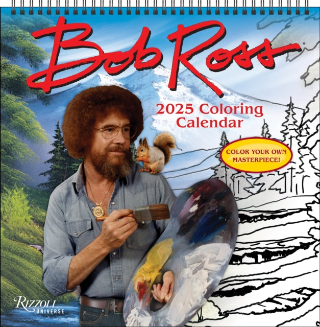 Binding: Calendars
Description: Color your own masterpiece each month of the year inspired by the paintings and wisdom of America's most beloved and iconic art instructor Bob Ross.