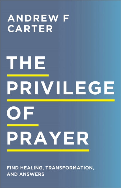Binding: Paperback
Description: With his trademark blend of honesty and encouragement that's made him a social media favorite pastor Andrew F Carter shatters your preconceived notions of prayer.
