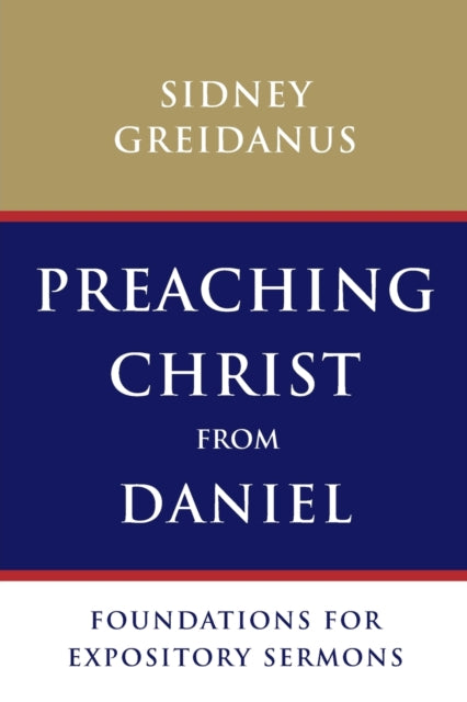 Binding: Paperback
Title: Preaching Christ From Daniel Foundations For Expository Sermons
Author(s): Greidanus Sidney
Publisher: William B Eerdmans Publishing Co
Barcode: 9780802867872
Pages: 440 Pages
Publication Date: 12/19/2012
Category: Christian Sermons