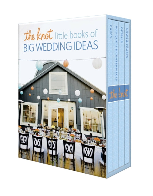 Binding: Hardcover
Description: The Knot the #1 resource for brides compiled their all - time best wedding details (cakes bouquets and centerpieces vows d cor and more) planning advice and ideas for celebrations big and small within this beautiful box set of four colorful mini books.