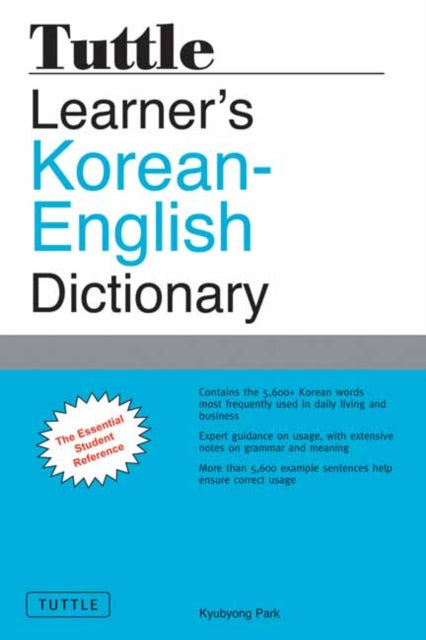 Binding: Paperback
Description: This is a comprehensive Korean to English dictionary for language learners. Finally here is the dictionary that learners have been waiting for: one that specifically answers the needs of English speakers who are studying Korean.