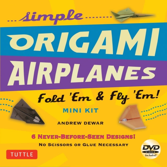 Binding: Multiple Components
Description: Fold and fly realistic paper airplanes with this easy origami kit. Simple Origami Airplanes Mini Kit presents a collection of realistic origami paper airplanes from well - known author and paper aviation expert Andrew Dewar.