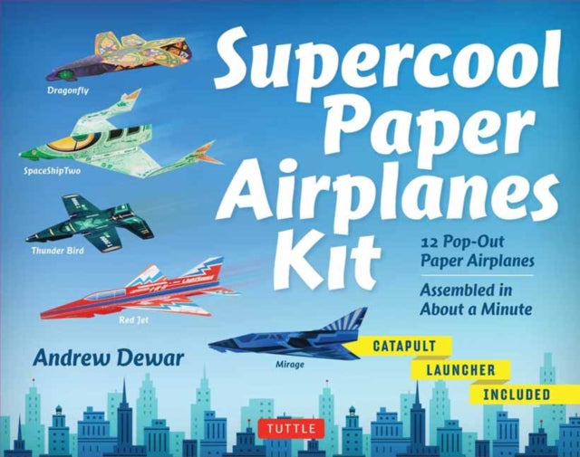 Binding: Multiple Components
Description: This supercool paper airplanes kit contains the best planes you have ever seen! These 12 paper planes are easy to build you merely pop - out the paper parts fold where indicated and staple them.