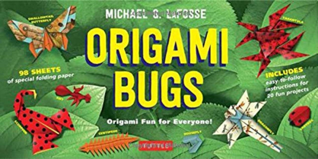 Binding: Multiple Components
Description: Make dozens of creepy crawly insects with this easy origami kit. Ants dragonflies tarantulas are just a few of the bugs you can create with fun children's origami kit.
