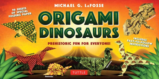 Binding: Multiple Components
Description: Make colorful and fun origami dinosaurs with this easy origami kit. Origami Dinosaurs Kit is a unique collection of origami paper craft designs that help create models of awesome prehistoric creatures.
