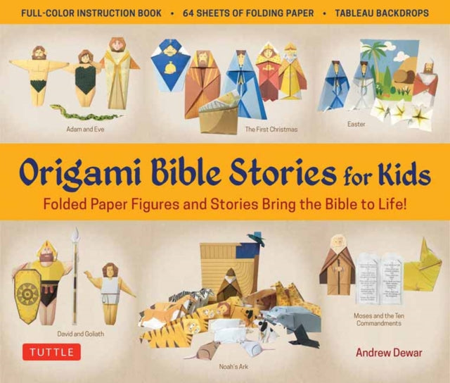 Roy Suman - Origami Bible Stories For Kids Kit Paper Figures And 9 Stories Bring The Bible To Life!