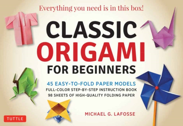 Binding: Multiple Components
Description: Make striking classic origami designs with this easy origami kit. From world - renowned origami artist Michael La Fosse comes this affordable collection of classic origami paper craft projects featuring traditional designs as well as a few new twists on old favorites.