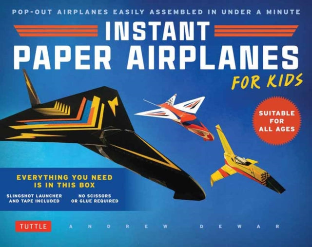 Binding: Paperback
Description: Prepare for take - off! With this new collection of high - performance paper airplane models from master designer Andrew Dewar paper planes are easier to make and fly than ever before.