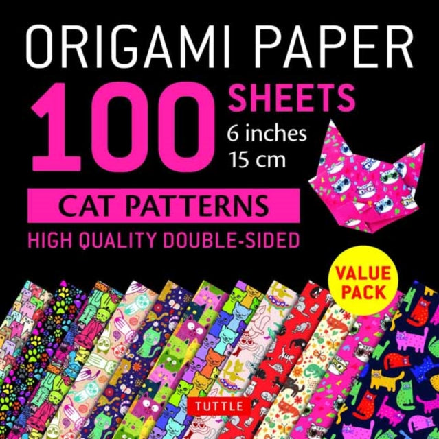 Binding: Notebooks, Journals, And Diaries
Description: This pack contains 100 high - quality origami sheets printed with colourful and attractive Cat Designs.