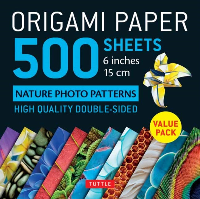 Binding: Notebooks, Journals, And Diaries
Description: This pack contains 500 high - quality origami sheets printed with colourful and attractive nature photographs. These photographs of nature were chosen to enhance the creative work of origami artists and paper crafters.