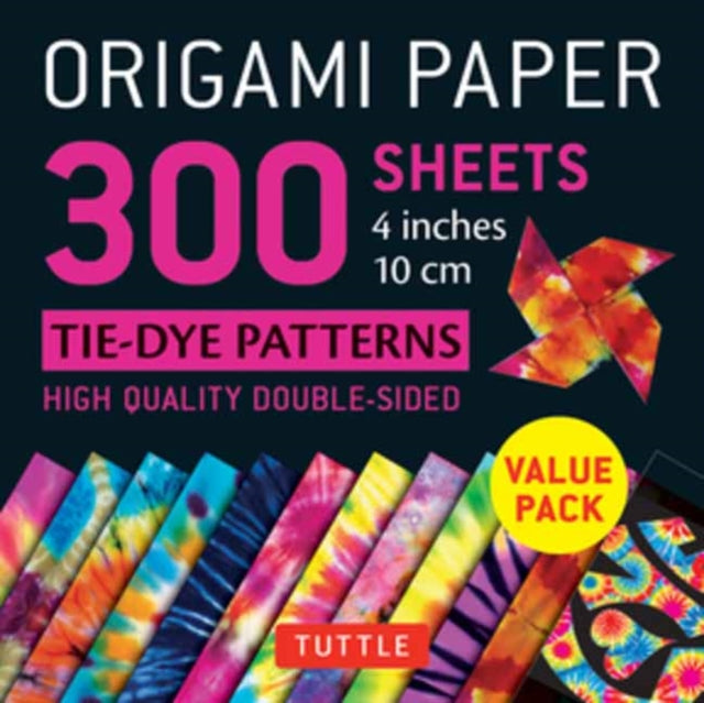 Binding: Notebooks, Journals, And Diaries
Description: This pack contains 300 high - quality origami sheets printed with groovy Tie - Dye Patterns.