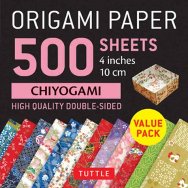 Binding: Notebooks, Journals, And Diaries
Description: This pack contains 500 high - quality origami sheets printed with colorful and traditional Chiyogami Patterns.