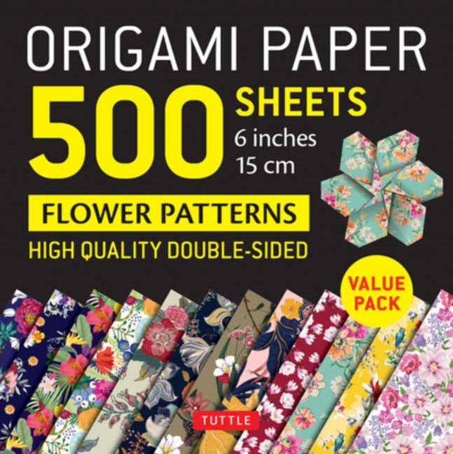 Binding: Notebooks, Journals, And Diaries
Description: This pack contains 500 high - quality origami sheets printed with bright and cheerful flower patterns.