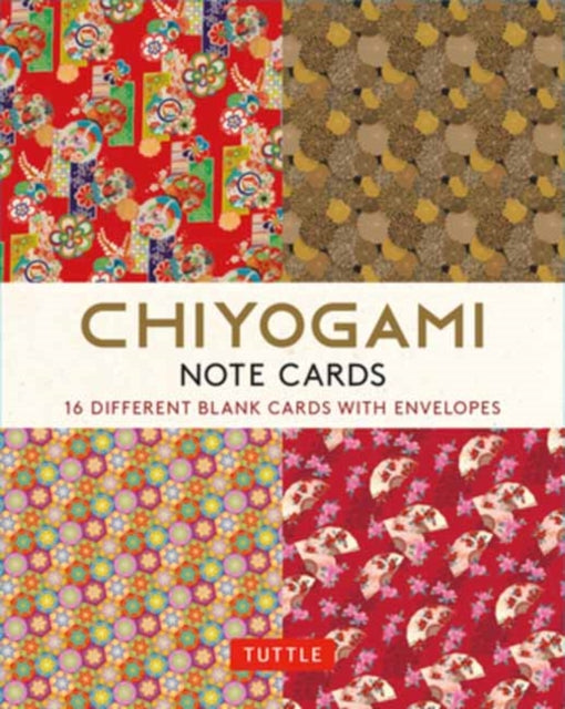 Binding: Creative Materials
Description: These classic and colorful note cards feature 16 Japanese chiyogami designs. Blank inside these cards will convey a heartfelt message for any occasion. This note card set includes:16 folded blank note cards 3.75 x 4.5 inches (9.5 x 11.