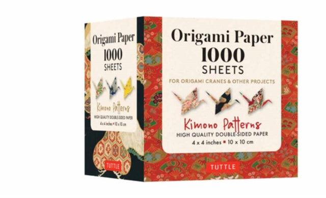 Binding: Notebooks, Journals, And Diaries
Description: This paper pack contains 1,000 high - quality small 4 - inch origami sheets printed with traditional kimono patterns. These origami papers were developed to enhance the creative work of origami artists and paper crafters.