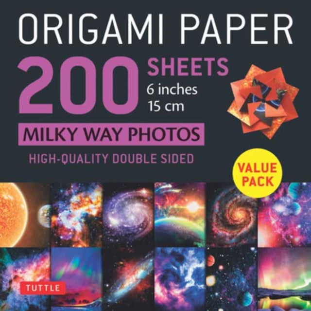 Binding: Specialty Items
Description: This paper pack contains 200 high - quality 6 - inch origami sheets printed with spectacular cosmic photos of the Milky Way Galaxy.
