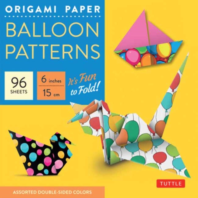 Binding: Notebooks, Journals, And Diaries
Description: This paper pack contains 96 high - quality 6 - inch origami sheets printed with fun and festive balloon patterns. These vibrant origami papers were developed to enhance the creative work of origami artists and paper crafters.