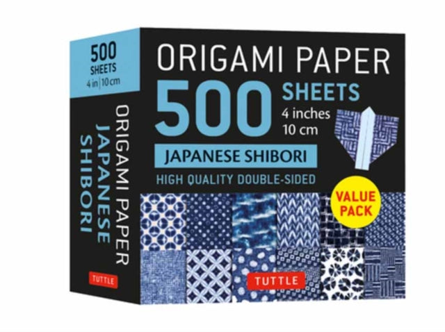 Binding: Notebooks, Journals, And Diaries
Description: This paper pack contains 500 high - quality small (4 inch) origami sheets printed with colorful and traditional Japanese Shibori blue & white designs. These paper designs were developed to enhance the creative work of origami artists and paper crafters.