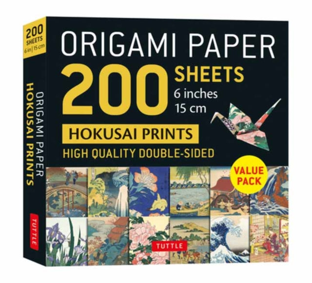 Binding: Notebooks, Journals, And Diaries
Description: This paper pack contains 200 high - quality 6 - inch origami sheets printed with colorful Woodblock Prints by Hokusai.