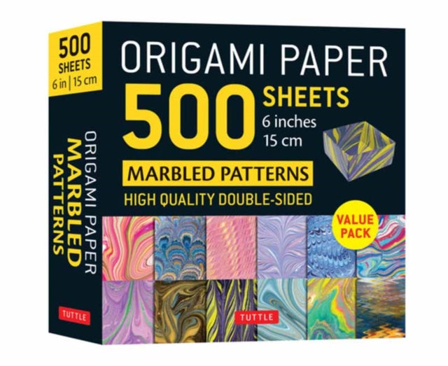 Binding: Notebooks, Journals, And Diaries
Description: This paper pack contains 500 high - quality 6 - inch origami sheets printed with colorful and elegant marbled patterns. These stunning origami papers were developed to enhance the creative work of origami artists and paper crafters.