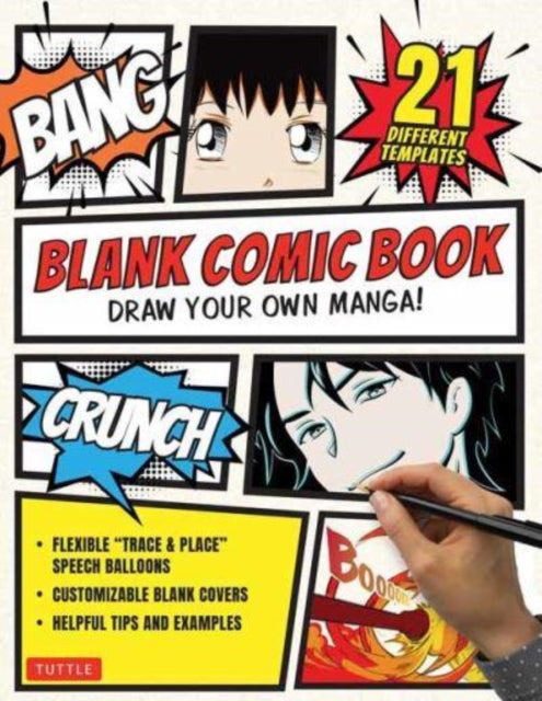 Binding: Paperback
Description: Inspire and empower young storytellers with a blank canvas! With carefully crafted templates a range of layouts and professional drawing tips this blank comic book is the perfect gift for kids eager to explore the exciting world of visual storytelling.