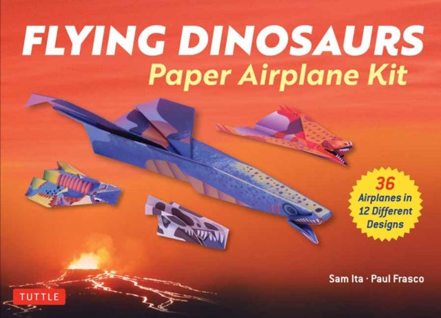Binding: Multiple Components
Description: This kit will provide hours of fun and excitement for the whole family! Everything you need to create 36 exciting paper airplane dinosaurs is included in this kit.