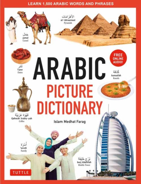Binding: Hardcover
Description: A fun and helpful resource for anyone interested in learning Arabic whether you're 5 or 100! This illustrated dictionary presents the 1,500 most useful Arabic words and sentences that beginning learners need to know. The vocabulary is organized into 38 thematic sections.