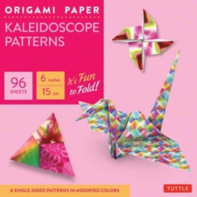 Binding: Notebooks, Journals, And Diaries
Description: This pack contains 96 high - quality origami sheets printed with 8 colorfully wild kaleidoscope patterns. These striking patterns were chosen to enhance the creative work of origami artists and paper crafters.