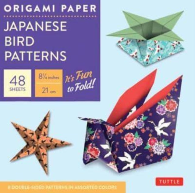 Binding: Notebooks, Journals, And Diaries
Description: This pack contains 48 high - quality origami sheets printed with 8 different Japanese - style bird patterns. This paper is perfect for any folder who wants to add a distinctive flair to their origami projects.