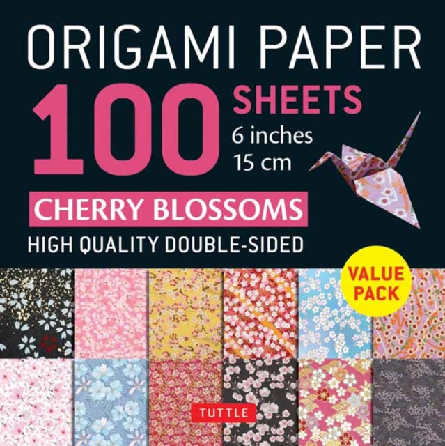 Binding: Notebooks, Journals, And Diaries
Description: This pack contains 100 high - quality origami sheets printed with 12 different colorful and traditional Cherry Blossom illustrations. These paper patterns were developed to enhance the creative work of origami artists and paper crafters.