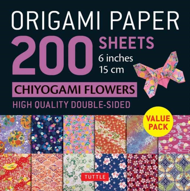 Binding: Notebooks, Journals, And Diaries
Description: This paper pack contains 200 high - quality origami sheets printed with 12 different traditional Chiyogami Flower Patterns. The handmade look of this paper was selected to enhance the creative work of modular origami artists and paper crafters.