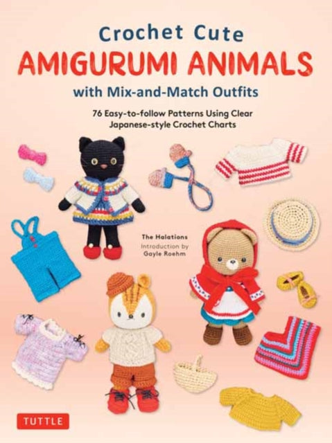 Binding: Hardcover
Description: Crochet Cute Amigurumi Animals with Mix - and - Match Outfits shows crocheters how to make endearing animal dolls with a fabulous array of fun fashions to dress them in.