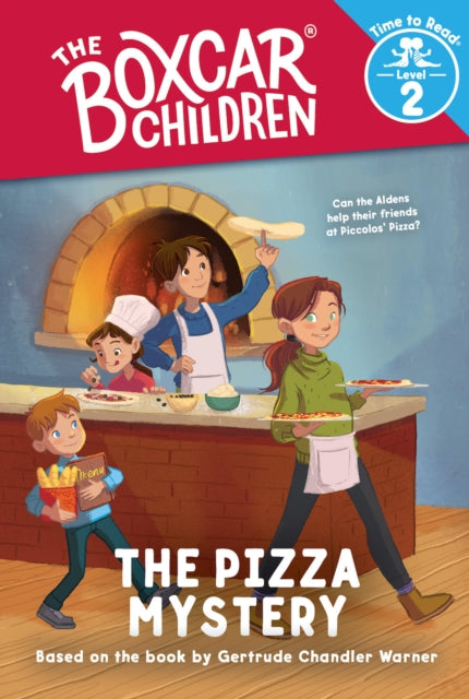 Description: The Boxcar Children are helping at a pizzeria but it seems that someone is trying to shut it down. Can they find out who is causing trouble? Adapted from Gertrude Chandler Warner's story of the same name this early reader allows children to start reading by themselves with a Boxcar Children classic.