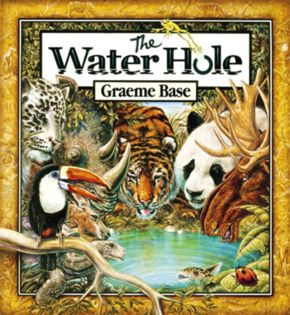 Binding: Hardcover
Description: From Graeme Base the international bestselling author of Animalia comes The Water Hole an exciting and fun counting book that makes numbers as engaging as a vibrant jungle full of wild animals. An absorbing visual feast. Kirkus Reviews One Rhino drinking at the water hole.