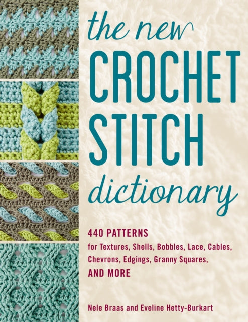 Binding: Paperback
Description: This is the ultimate collection of crochet stitch inspiration! 440 stitches are presented in colour each with a sample swatch of the fabric and charted instructions with notes and detailed chart keys.