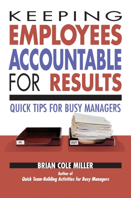 Binding: Paperback
Description: This useful resource gives time - pressed managers the proven practical information they need to help their people accomplish more. All managers want to hold their employees accountable for results but few know how.