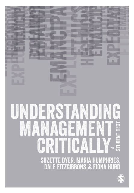 Hurd Fiona - Understanding Management Critically A Student Text - Paperback
