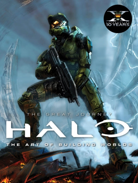 Binding: Hardcover
Description: Offers a gallery of the Halo universe with over 400 images including sketches and concept detailed interiors and sweeping landscapes spacescapes and commentary.
Title: Halo: The Great Journey.