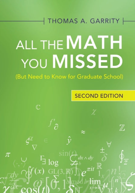 Binding: Paperback
Description: Beginning graduate students in mathematical sciences and related areas in physical and computer sciences and engineering are expected to be familiar with a daunting breadth of mathematics but few have such a background.