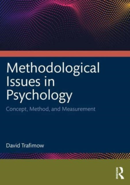 Binding: Paperback
Description: Methodological Issues in Psychology is a comprehensive text that challenges current practice in the discipline and provides solutions that are more useful in contemporary research both basic and applied.