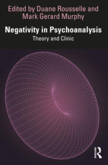 Binding: Paperback
Description: Negativity in Psychoanalysis examines the role of negativity in psychoanalytic theory and its application in clinical settings.