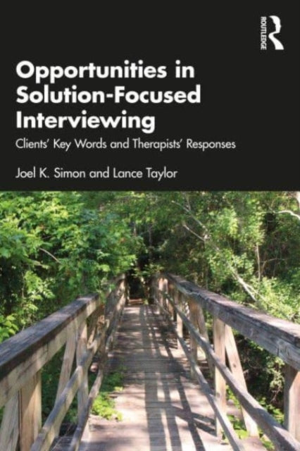 Binding: Paperback
Description: Written by the developers of the microanalysis of opportunities approach this book describes how clinicians can use this model when listening and responding to clients in solution - focused therapy training coaching and supervision. Joel K.