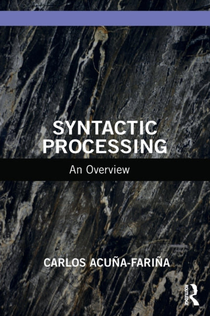 Binding: Paperback
Description: This book provides an overview of the structures topics and main theories of syntactic processing. It covers the last 40 years of sentence - level psycholinguistic research and debates and makes it accessible to both theoretical linguists and experimental psychologists.