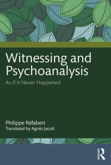 Binding: Paperback
Description: Psychoanalysis and Witnessing intertwines aspects of the history of psychoanalysis with the development of Philippe R fabert's own thinking and clinical practice. R fabert's work invites analysts to reflect on the inception of psychic life.