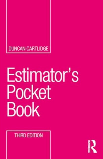 Binding: Paperback
Description: The Estimator's Pocket Book Third Edition is a concise and practical reference cover ing the main approaches to pricing as well as useful information such as how to process sub - contractor quotations tender settlement and adjudication.
