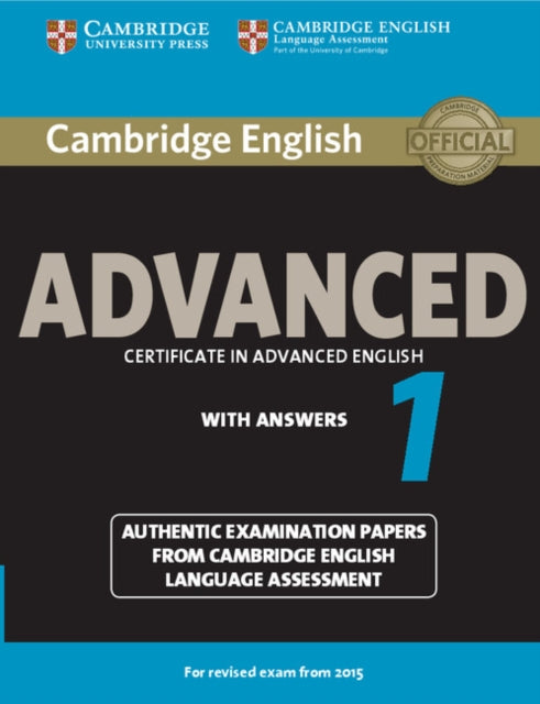 Binding: Paperback
Description: These examination papers for the 2015 revised Cambridge English: Advanced (CAE) exam provide the most authentic exam preparation available allowing candidates to familiarise themselves with the content and format of the exam and to practise useful exam techniques.