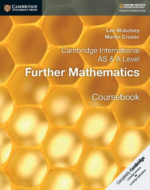 Binding: Paperback
Description: Cambridge International AS & A Level Further Mathematics supports students following the 9231 syllabus. This single coursebook comprehensively covers all four modules of the syllabus and helps support students in their studies and develops their mathematical skills.